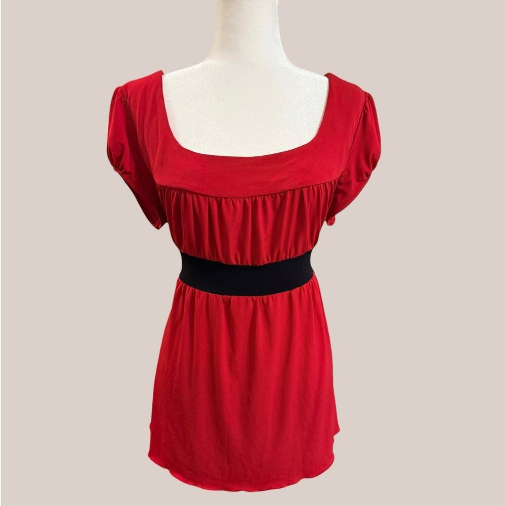 Red Babydoll Top